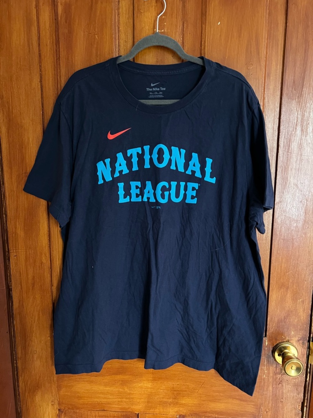 Nike Dark Gray Crewneck Tee with White Swoosh